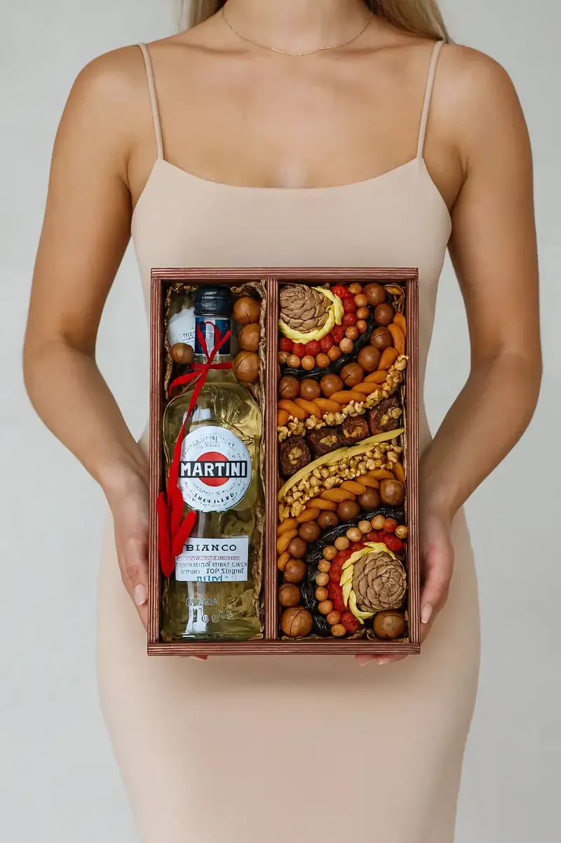 Бокс с Martini и сухофруктами