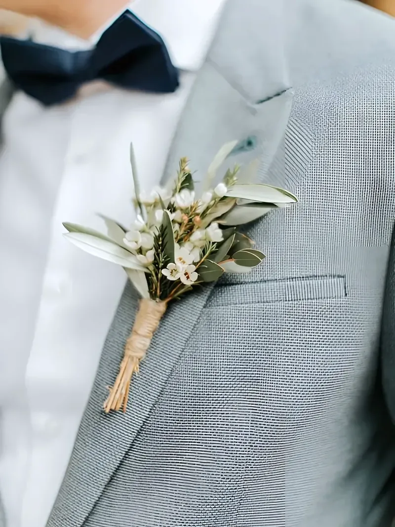 Sunflower Field Boutonniere