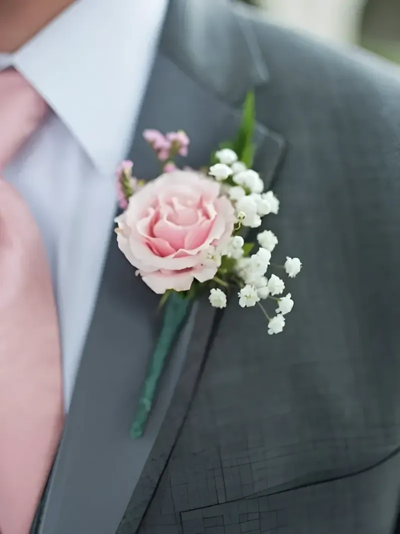 Silent Harmony Boutonniere