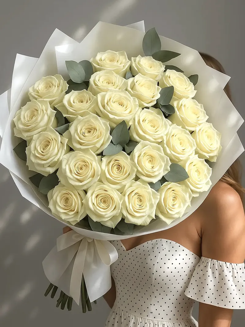 25 roses 60 cm