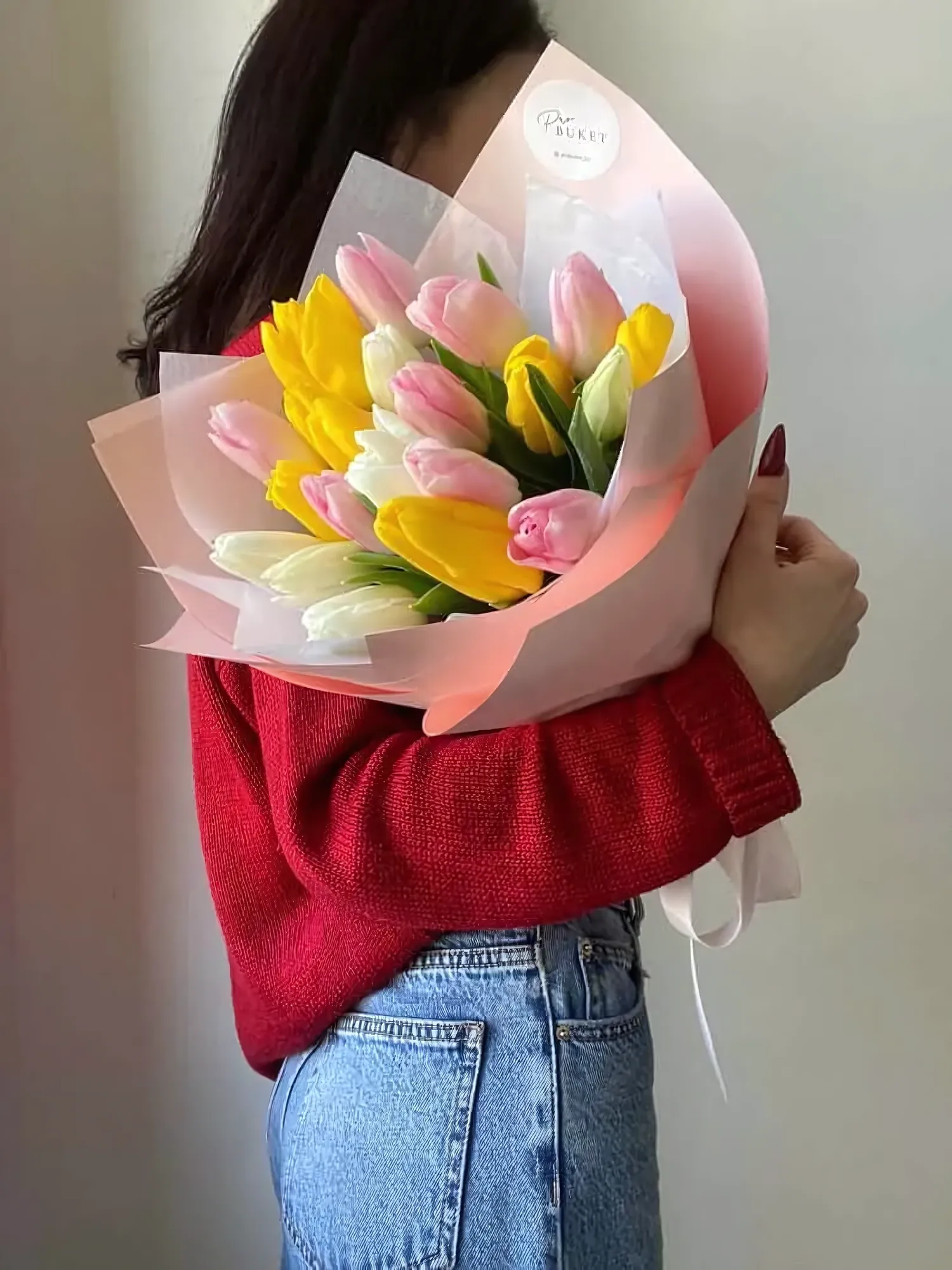 Микс из 21 тюльпана