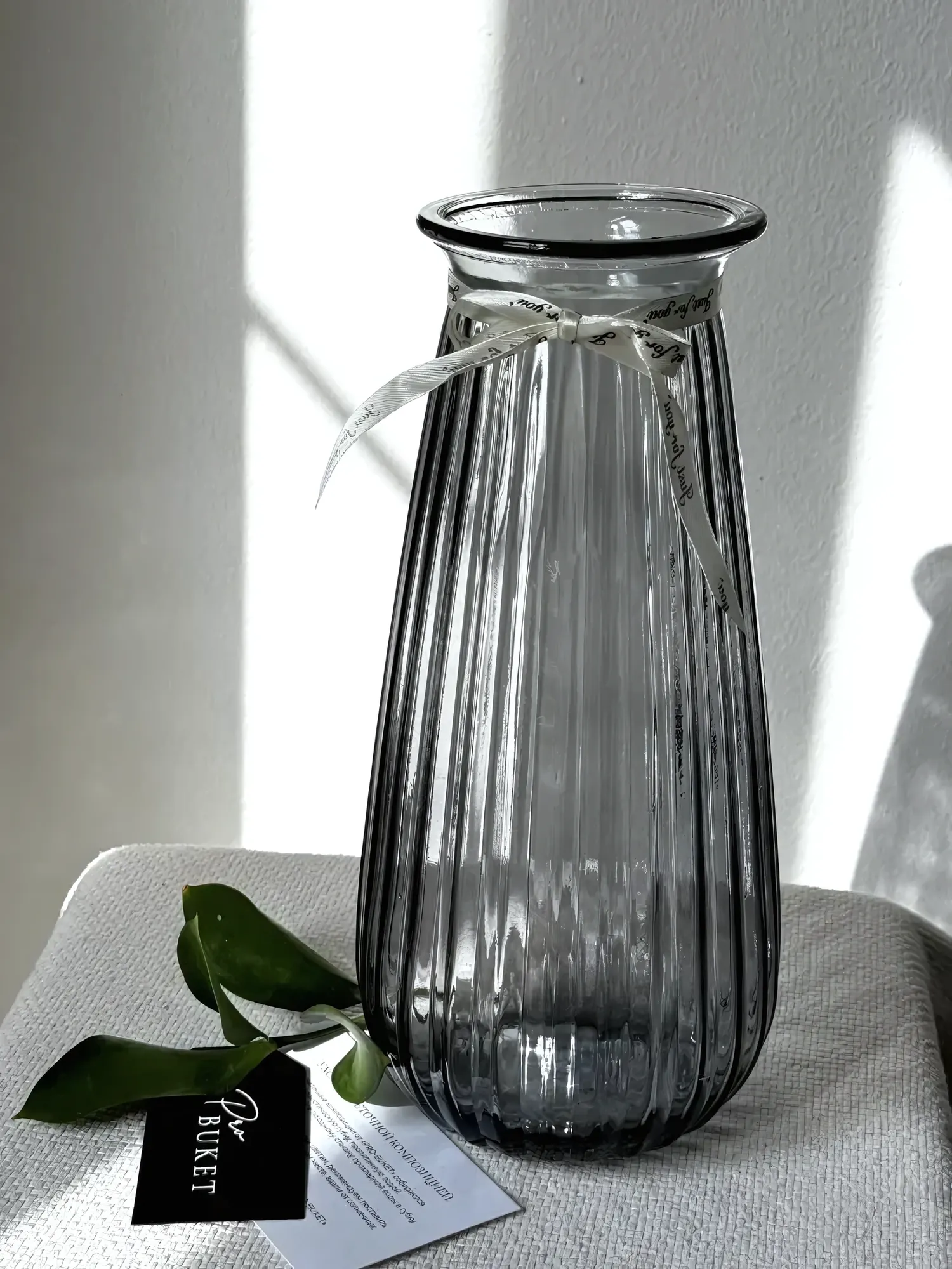 Gray vase