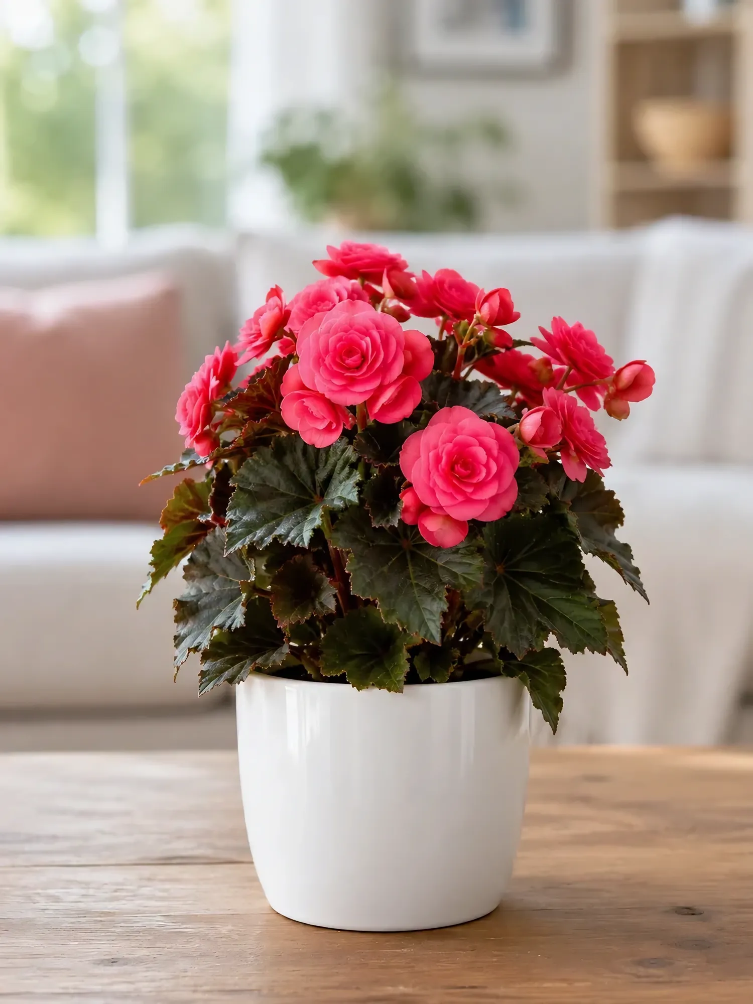 Purple begonia — photo 7