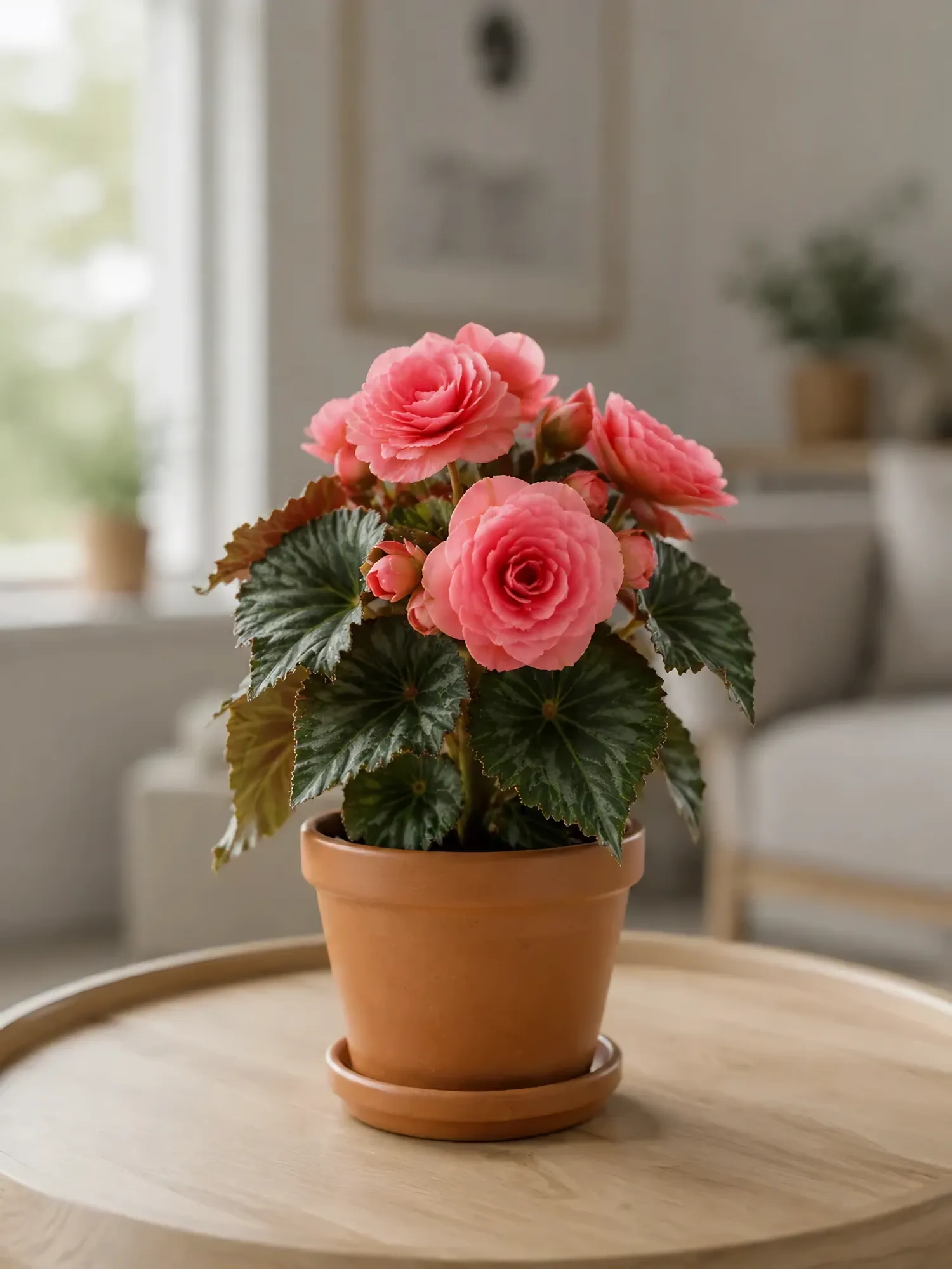 Purple begonia — photo 9