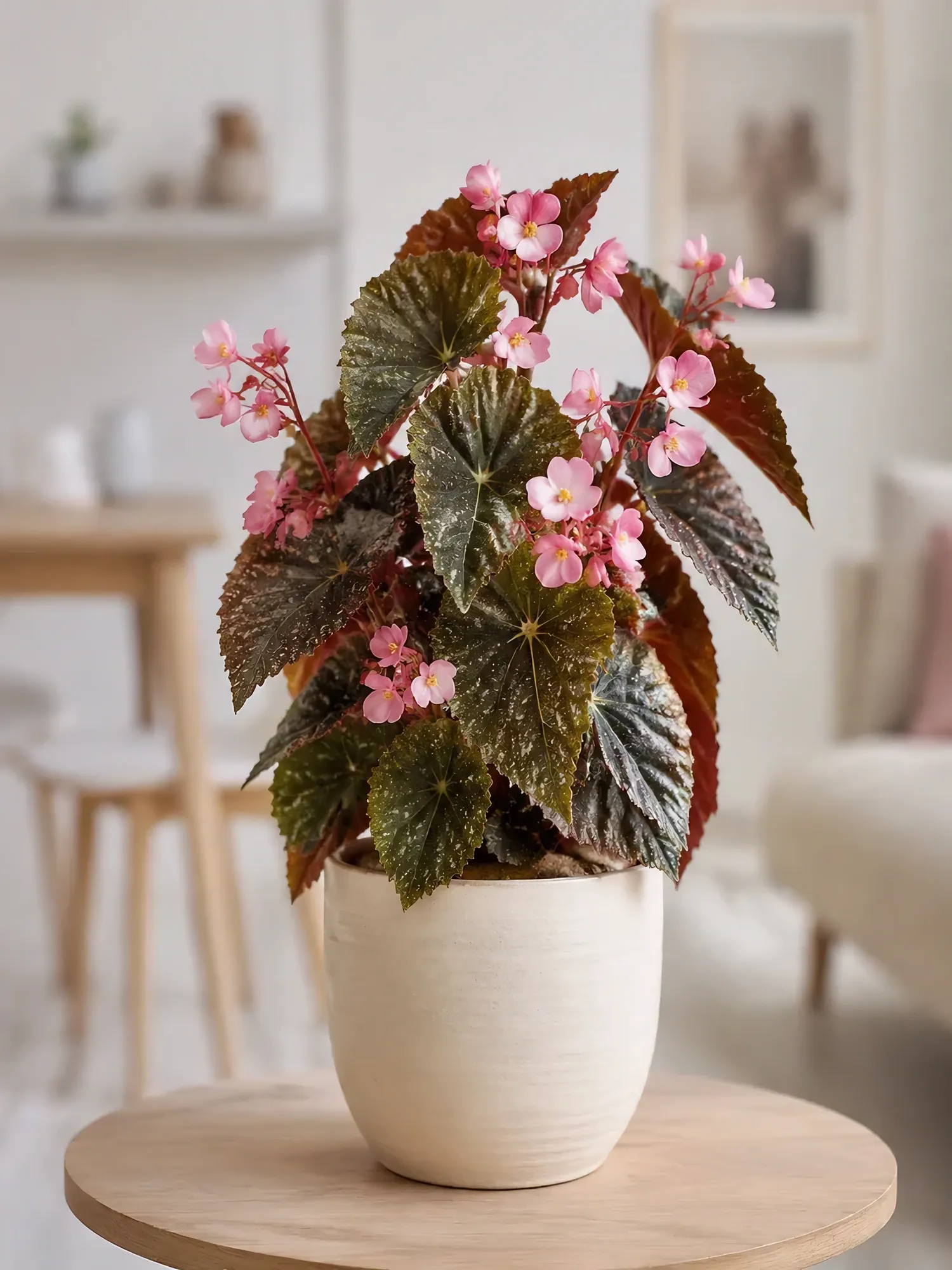 Purple begonia — photo 13
