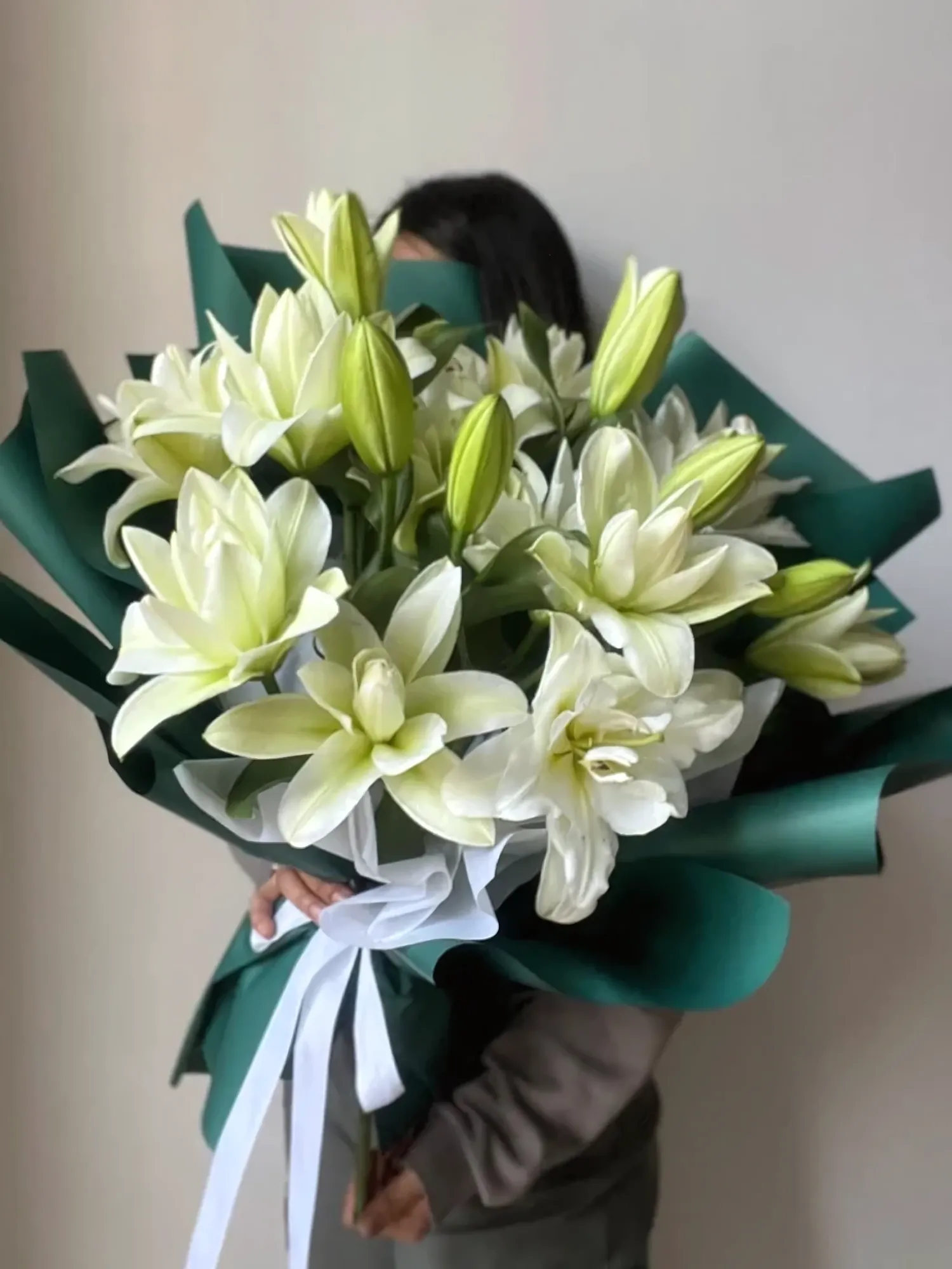 Лилиялардан букет