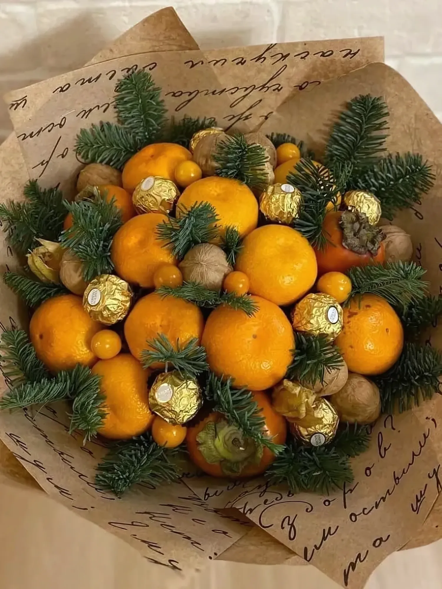 Букет из мандаринов