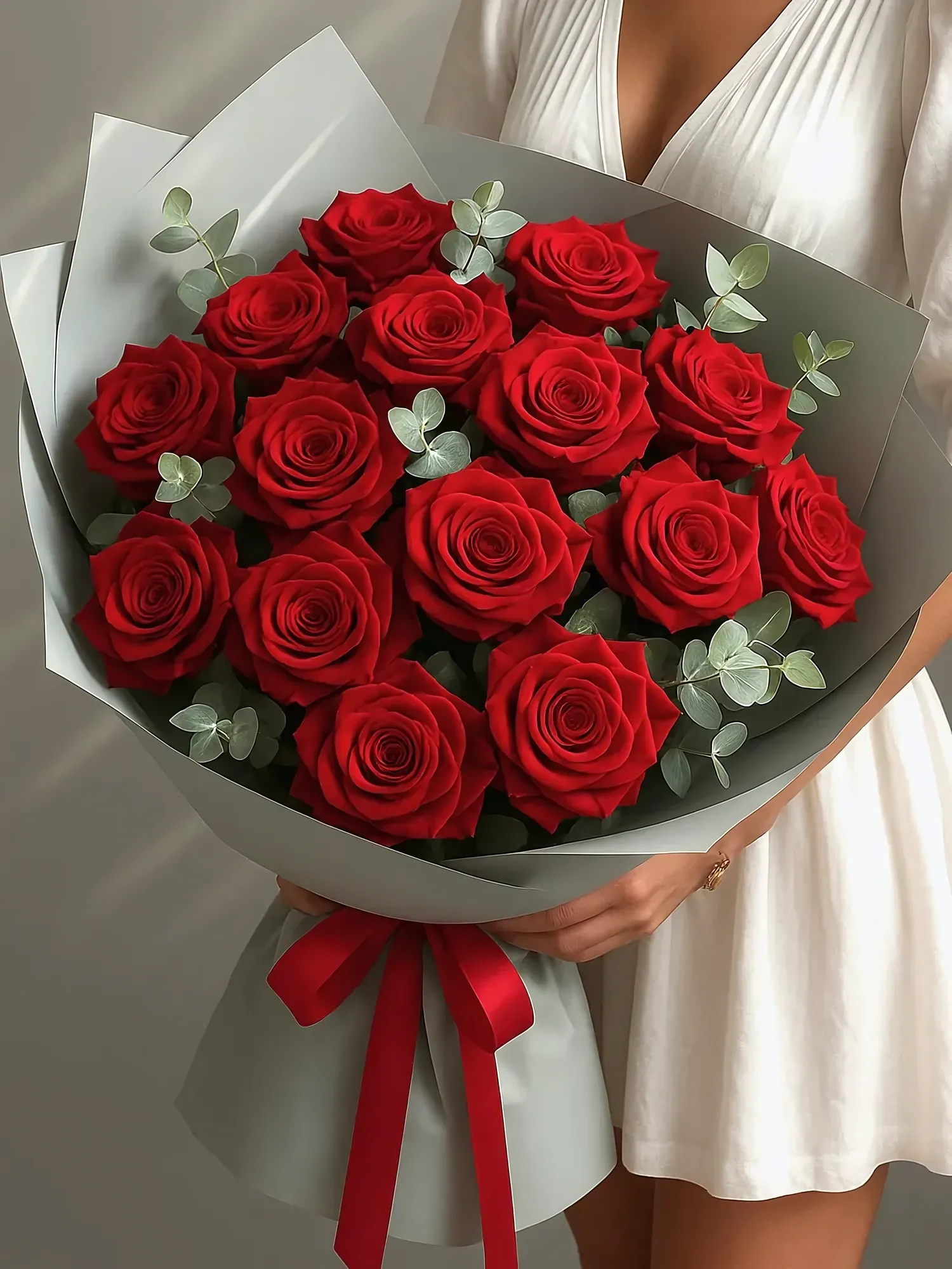 Bouquet of garden roses