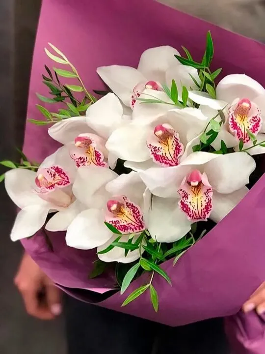 Букет из 7 орхидей
