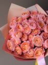 персиковые пионовидные розы