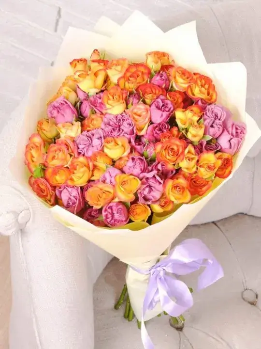 Букет из 11 роз микс