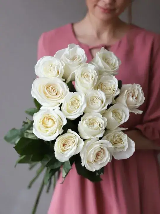 Букет из 15 роз 60 см