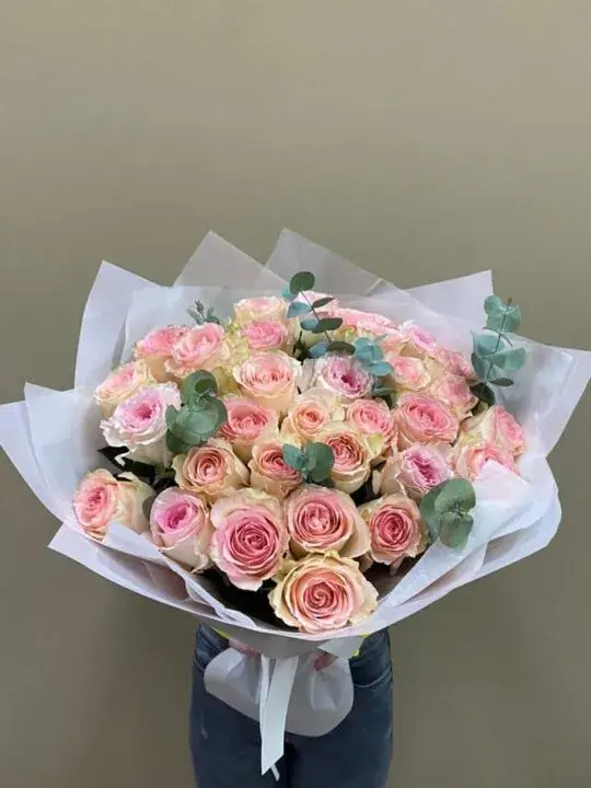 Букет из 33 роз 60 см