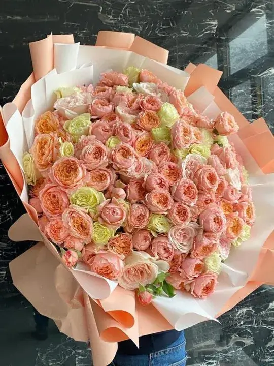 Букет Манговый мусс