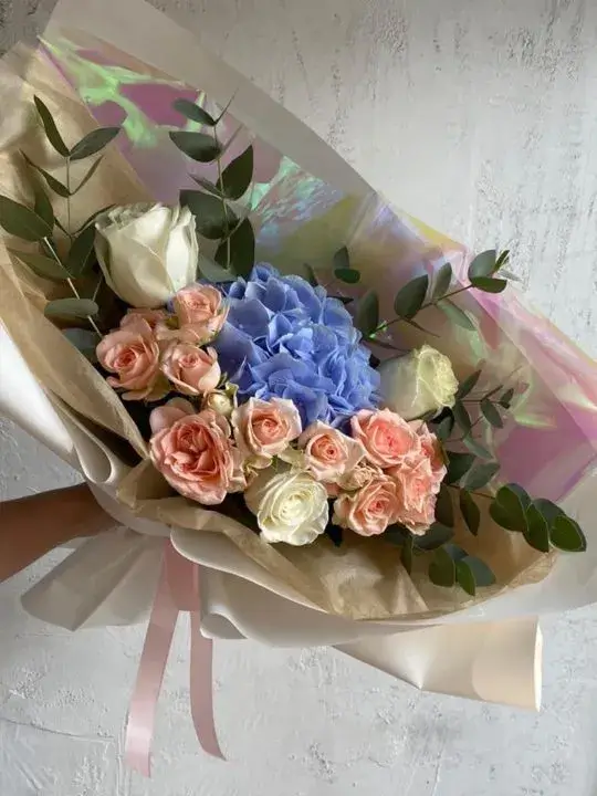 Букет Персиковый рай