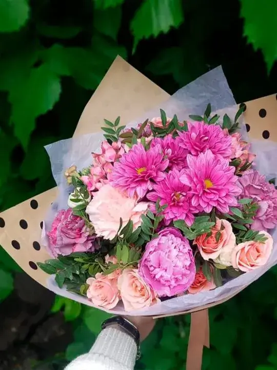 Букет Розовый рассвет