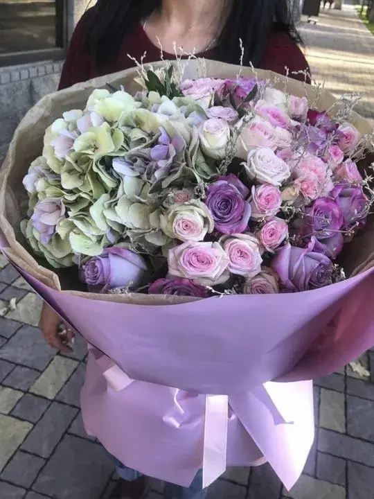 Букет Сиреневый закат