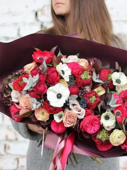 Букет Пламенные чувства