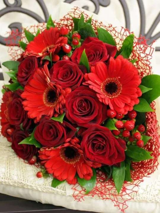 Букет Алая заря