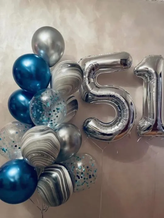 Композиция из шаров Вот это дата