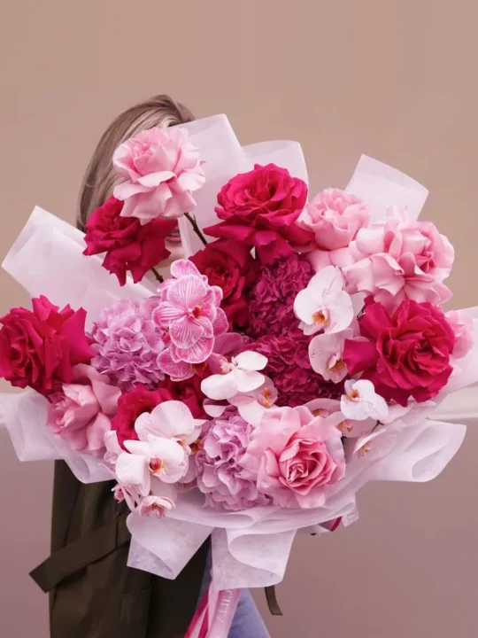 Букет Малиновый закат