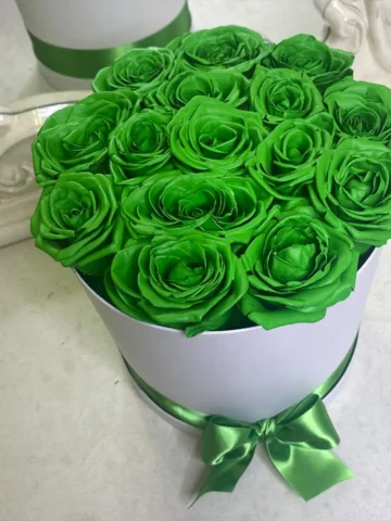 Зелёные цветы для клумбы