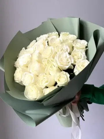 31 белая роза
