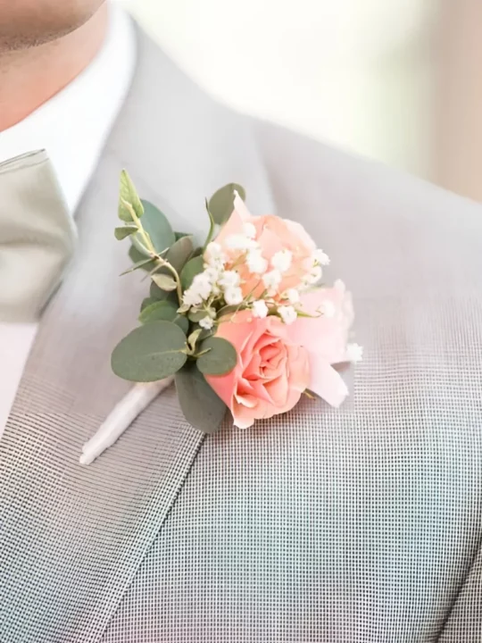 Бутоньерка Цветочная Капель