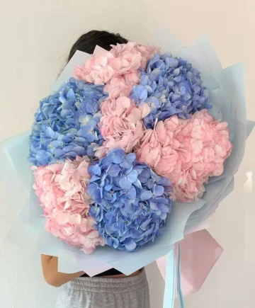 Bouquet of 7 mix hydrangeas