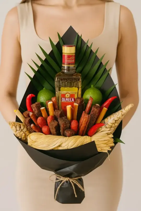 Мексиканский букет с текилой