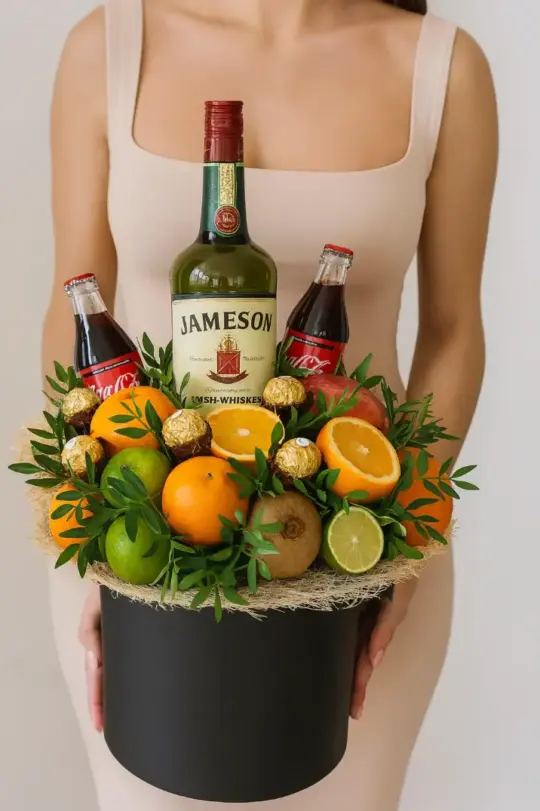 Виски с колой в коробке