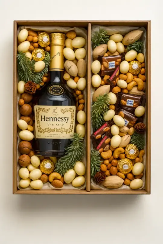 Бокс Hennessy c орешками
