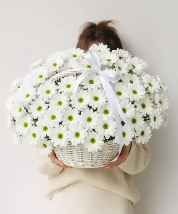 Композиция из хризантем