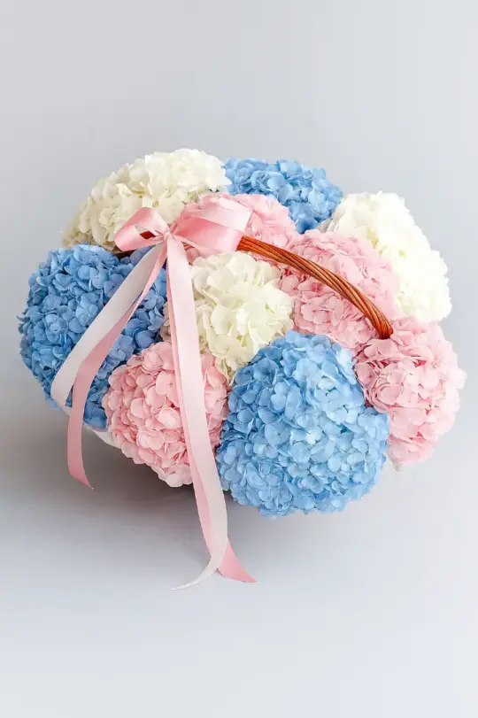 Композиция с шикарными гортензиями