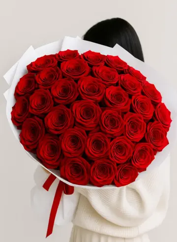 31 красная роза