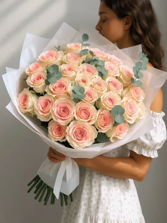 Букет из 33 роз 60 см