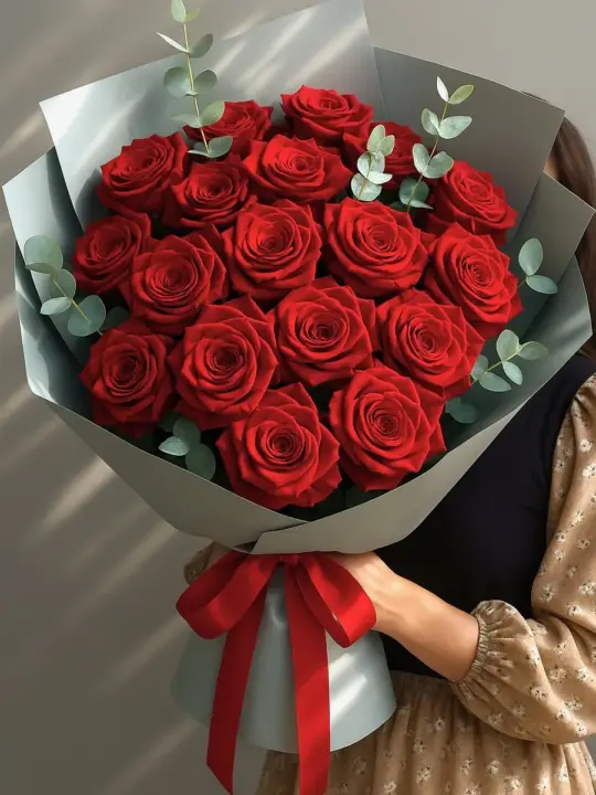 Букет из 17 роз