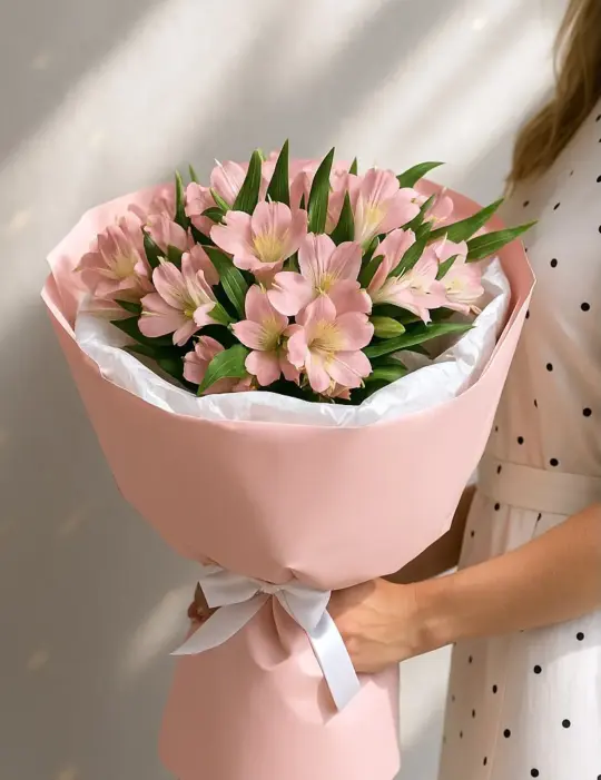 Букет из 7 альстромерий