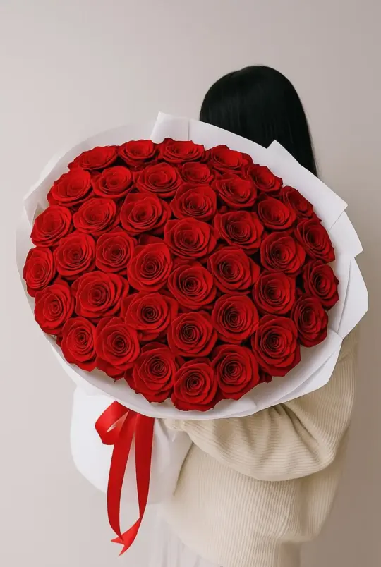51 красная роза