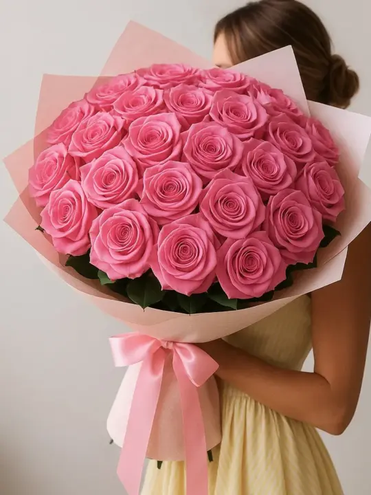 25 голландских роз