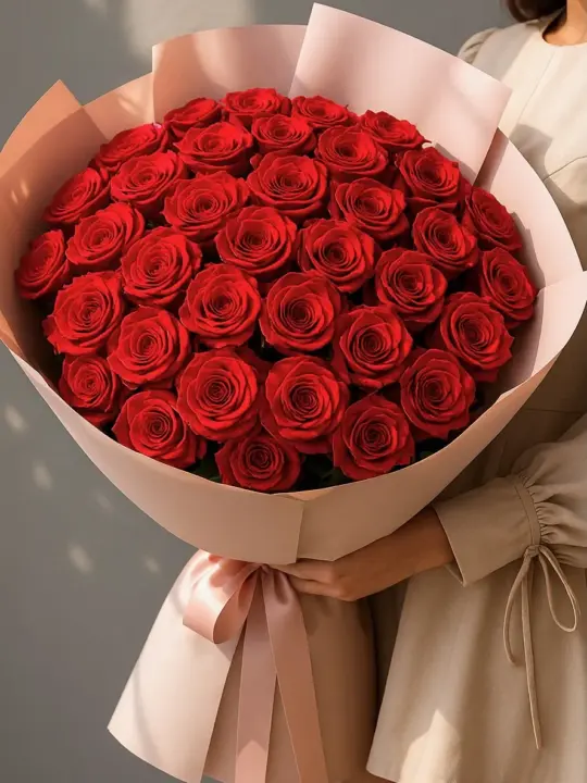 Букет из 41 красной розы