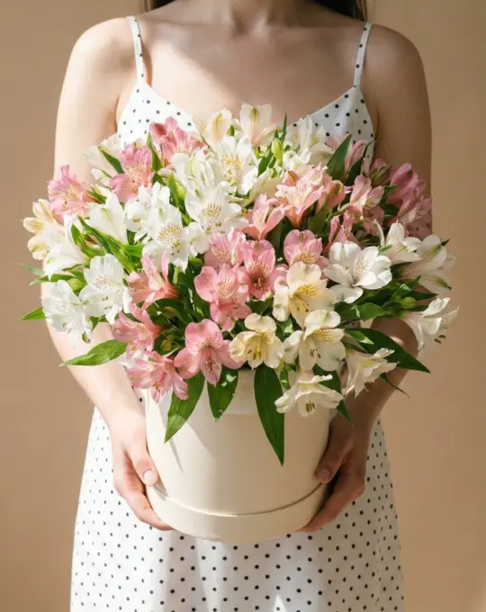 Композиция Yellow in white