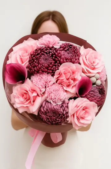 Букет «Бархатная вуаль»