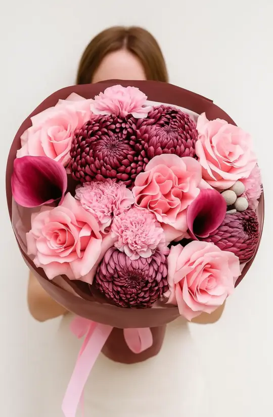 Букет «Бархатная вуаль»