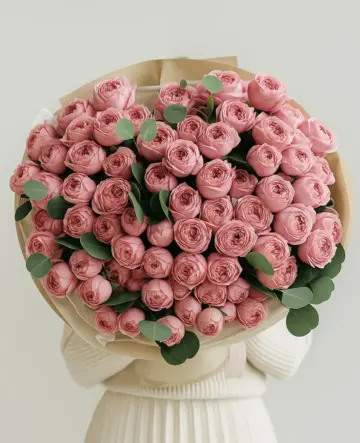 Букет из 25 розовых роз Juliet
