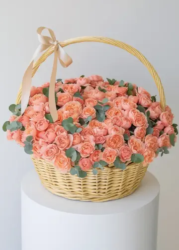 Композиция из пионовидных роз Luxe Edition