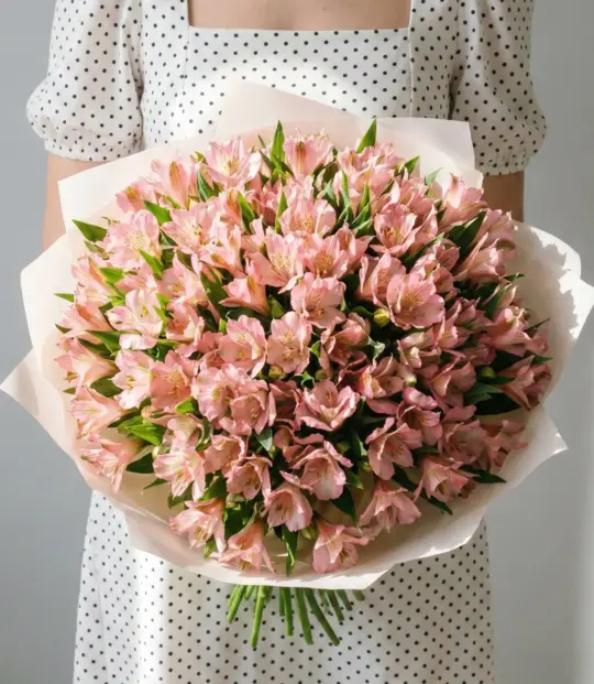 Букет из 25 альстромерий