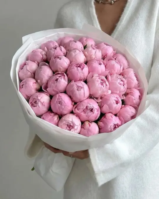 Букет из 31 пиона