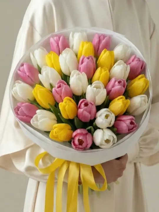 25 тюльпанов микс
